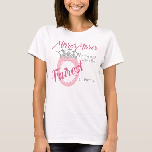 Mirror-Mirror-on-the-wall Boyfriennd Slouch Shirt (Voorkant)