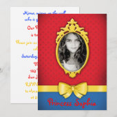 Mirror, Mirror op de muur, prinses Uitnodiging (Voorkant / Achterkant)