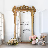 Mirror Wedding Welkom Decal Receptie Signage