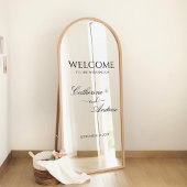Mirror Wedding Welkom Decal Receptie Signage