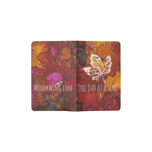 Mirror Wing Autumn Serenity Journal Pocket Moleskine Notitieboekje (Geopend)