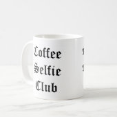 Mirror Writing Selfie-Mok Koffiemok (Voorkant links)