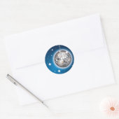 Mirrorball 2 ronde sticker (Envelop)