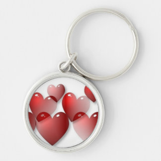 Mirrored Hearts Sleutelhanger