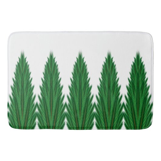 Mirrored Pines Bath Mat (Voorkant)
