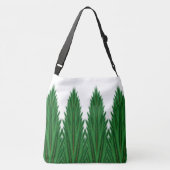 Mirrored Pines Crossbody Bag (2 Sizes) Crossbody Tas (Achterkant)