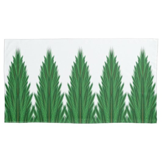 Mirrored Pines King Pillowcases Kussensloop (Voorkant-Links)