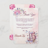 Mis 15 Dank u Opmerking (Voorkant / Achterkant)