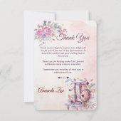 Mis 15 Dank u Opmerking (Voorkant)