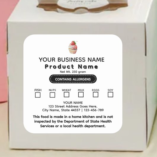 Mis à jour Texas Cottage Law étiquette alimentaire