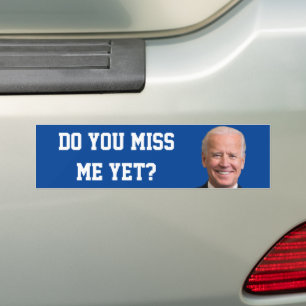 Mis je Joe Biden al? Bumpersticker