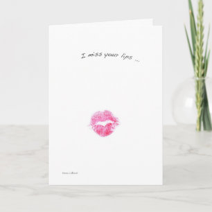 Mis je lippen kaart