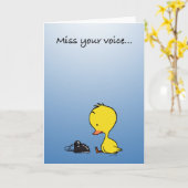 Mis je stem... kaart (Gele Bloem)