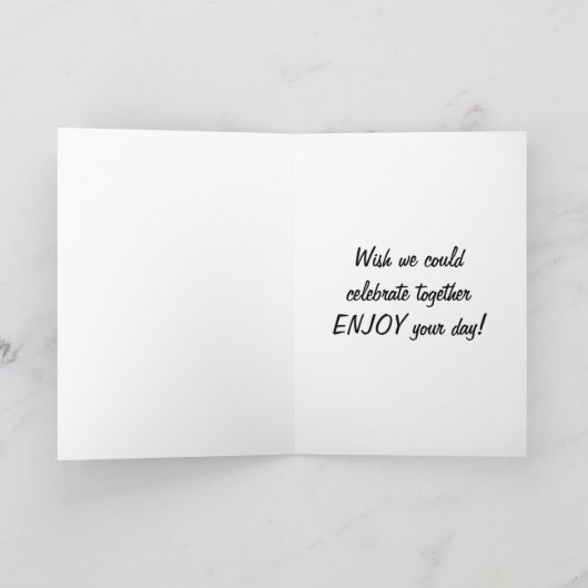 MIS JE TWEELING OP ONZE VERJAARDAG-TRIESTE KITTEN KAART (Binnen)