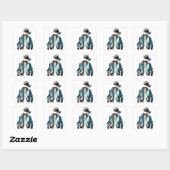 Mis me vierkante sticker (Vel)