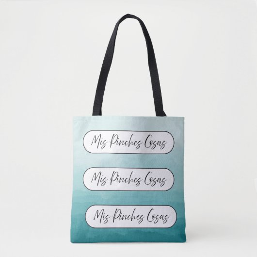 Mis pinches cosas shopping reusable tote bag (Voorkant)