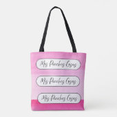 mis pinches cosas shopping tote bag (Dos)