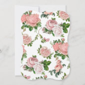 Mis Quince Anos Pink Gold Invitation Anniversaire (Dos)