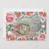 Mis Quince Anos, Princess Verjaardagsuitnodiging Kaart (Voorkant)