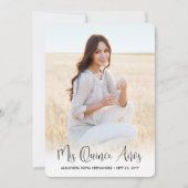 Mis Quince Años Trendy Quinceañera Script 2 Foto Kaart (Voorkant)