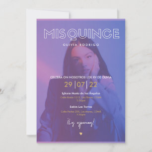 Mis Quince disease moderno con foto Kaart