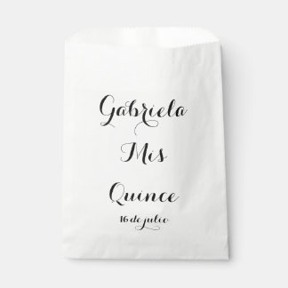 Mis Quince gunsttassen- Aanpassen voor uw evenemen Bedankzakje