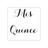 Mis Quince - houtstempel Rubberstempel (Afrduk)