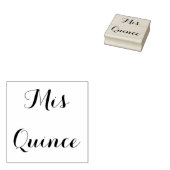 Mis Quince - houtstempel Rubberstempel (Gestempeld)