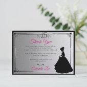 Mis Quince Merci Note Noir et Blanc (Debout devant)