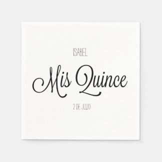 Mis Quince partij Aanpassen Napkin Servet