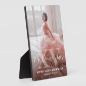 Mis XV Años Quinceañera Photo 15th Birthday Fotoplaat (Zijkant)