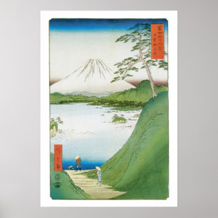 Misaka Pass in de provincie Kai Poster