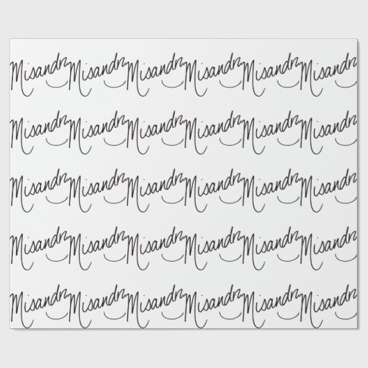 Misandry ! Papier cadeau (Plat)