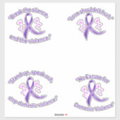 Misbruik en Huiselijk Geweld Sticker Set (Vel)