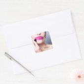 Misbruik Lipstick aangepaste monogram stickers (Envelop)