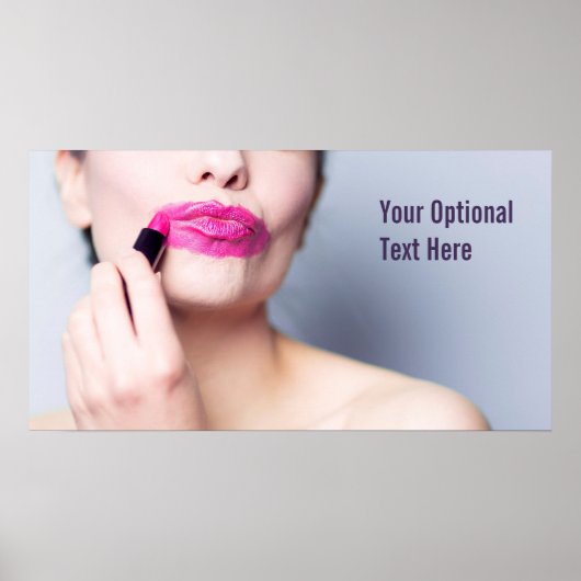 Misbruik van lipstick poster 2 (Voorkant)