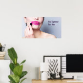 Misbruik van lipstick poster 2 (Thuiskantoor)