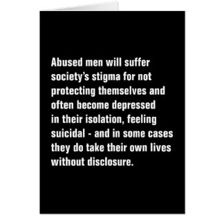 Misbruik van Mannen zal het stigma van de samenlev