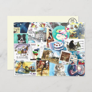 Misc Postzegels Briefkaart