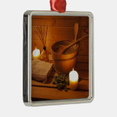 Miscellaneous - Sauna Objects Patterns Nineteen Metalen Ornament (Rechts)