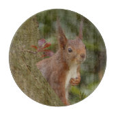 Mischevous Red Squirrel Snijplank (Voorkant)
