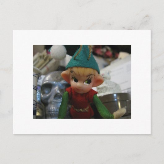 Mischief in de naaikamer... briefkaart (Voorkant)