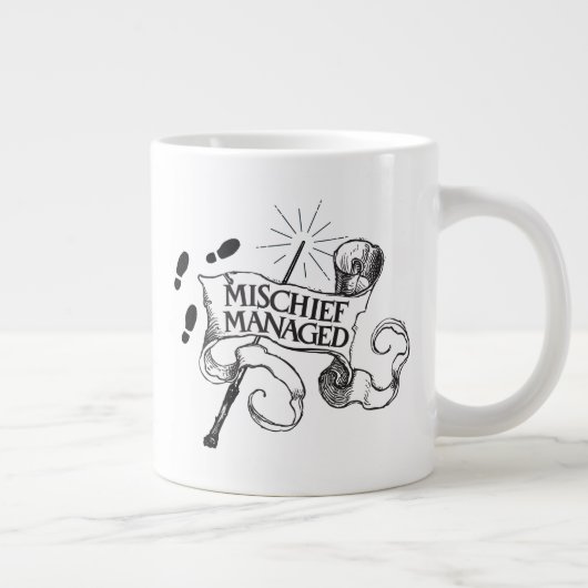 Mischief Managed Extra Grote Beker (Rechts)