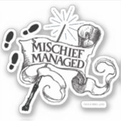 Mischief Managed Sticker (Voorkant)