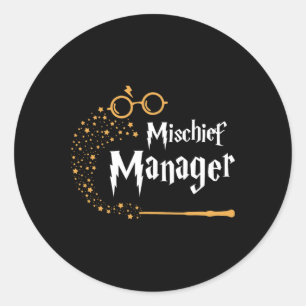 Mischief Manager - Familie Mischief Matching Hallo Ronde Sticker