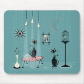 Mischief uit de middeleeuwen/kat-rood-behandeld II Muismat (Voorkant)