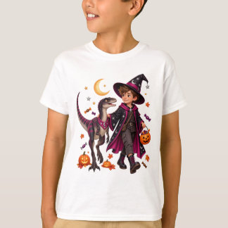 Mischief Wizard & Masiakasaurus Halloween T-shirt