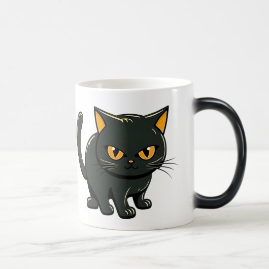 Mischievous and Cratigs Black Cat Magische Mok (Rechts)