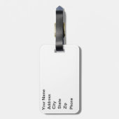 Mischievous Lynx Bagagelabel (Achterkant verticaal)