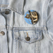 Mischievous Lynx Ronde Button 5,7 Cm (In situ)